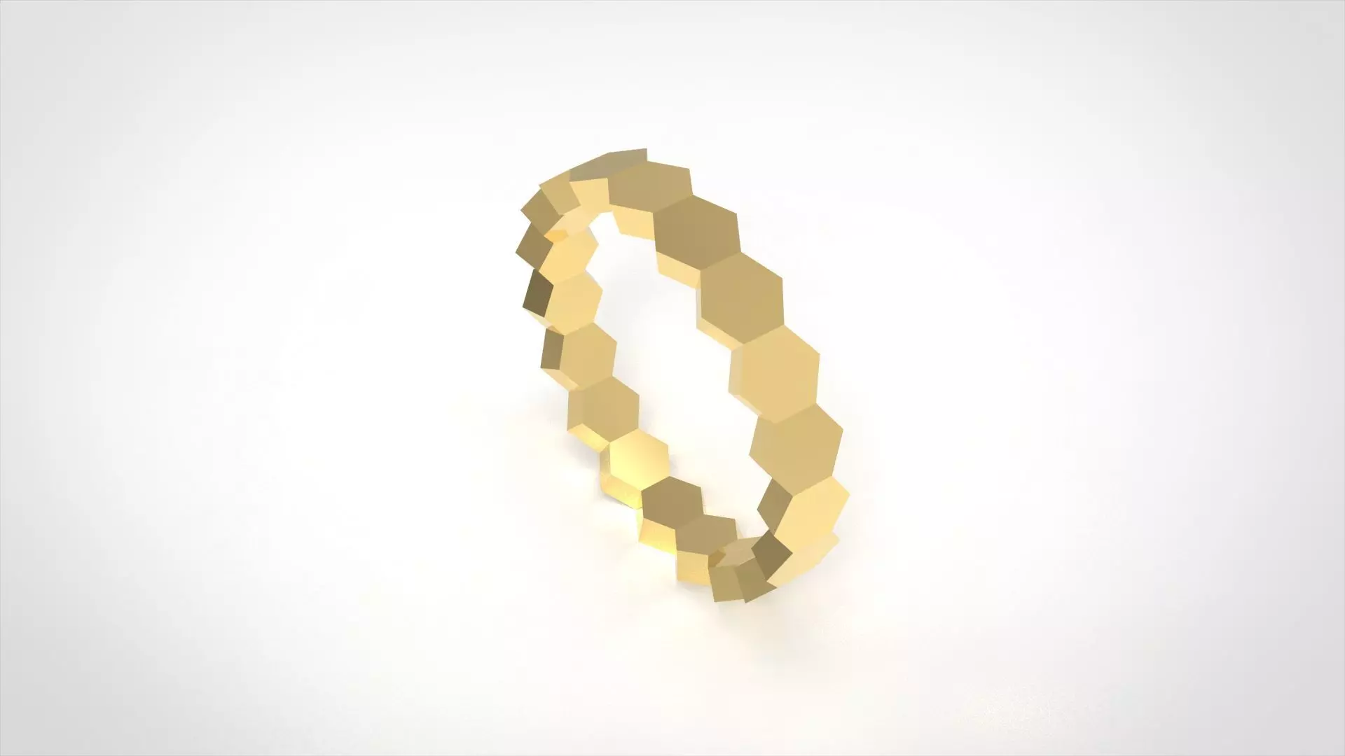 Model 372  6-12  US 13 Sizes Honeycomb Ring 3D print model_0