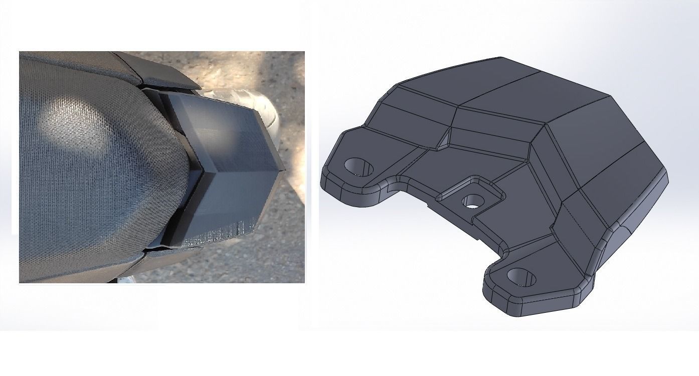 BN302 BENELLI Rear armrest shelf modification 3D print model_1