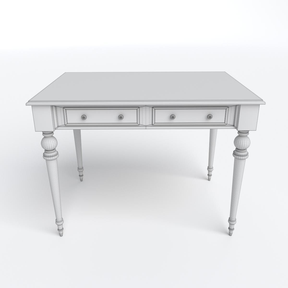 Hall Table 3D model_9