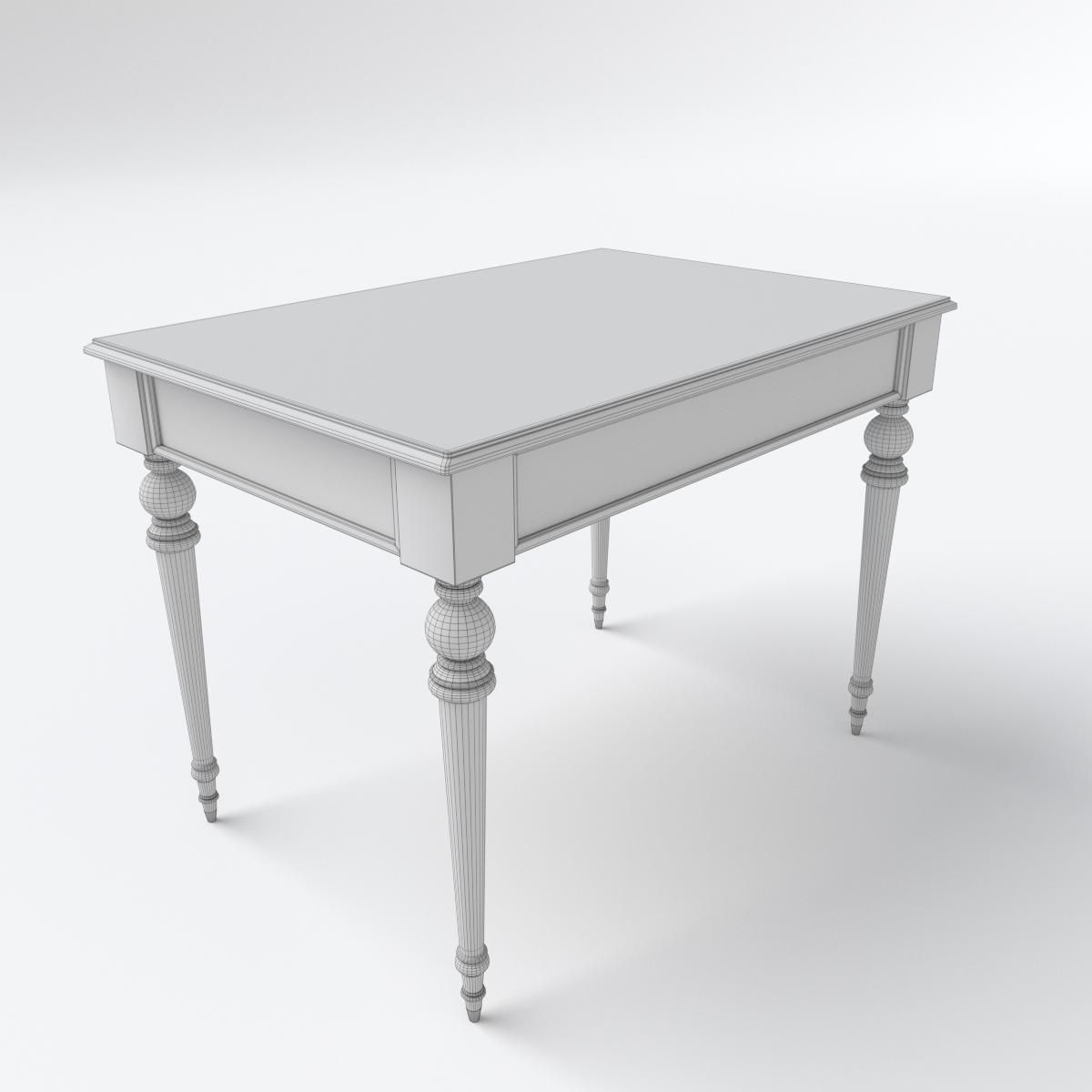 Hall Table 3D model_8