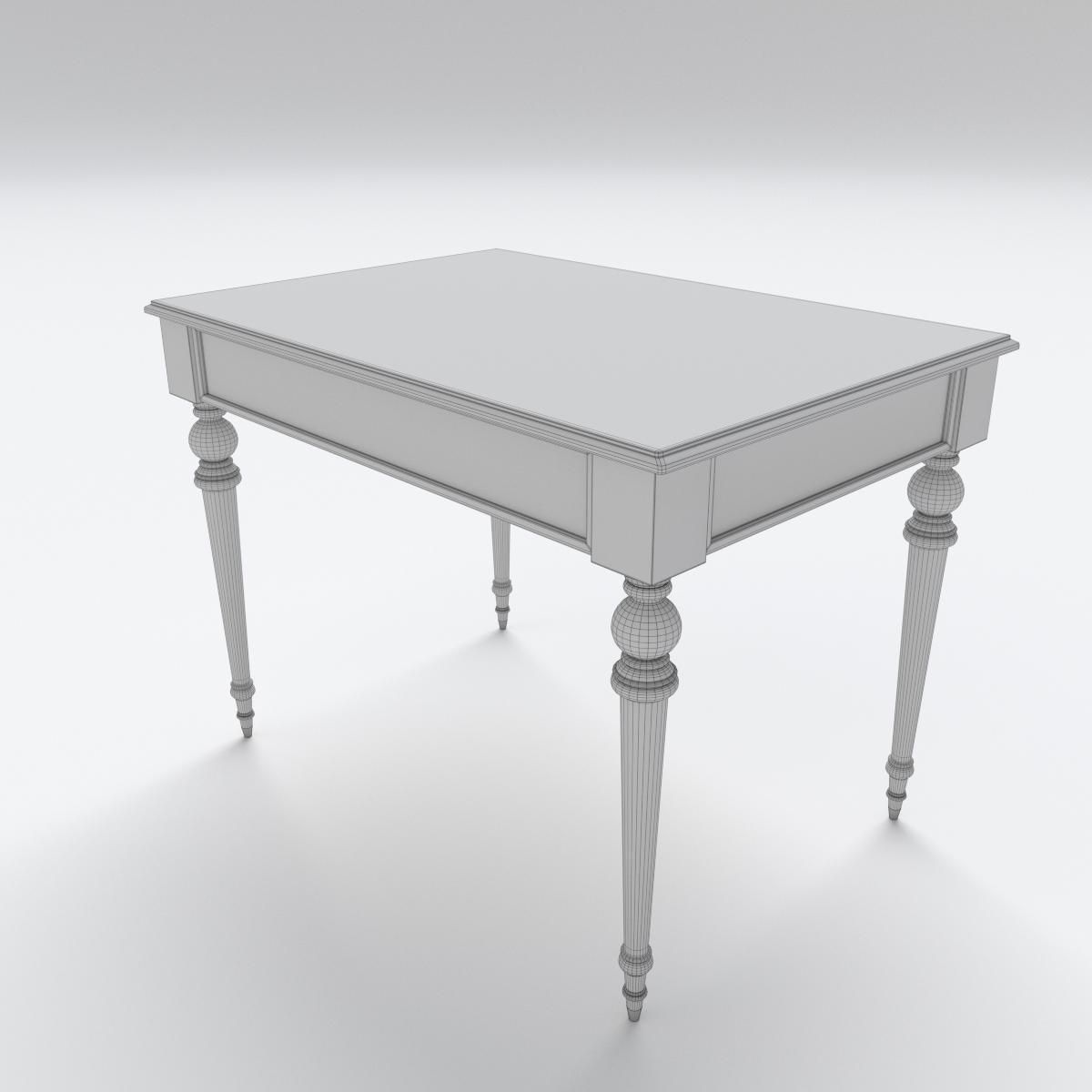 Hall Table 3D model_12