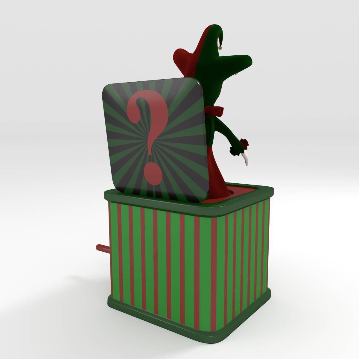Jack-In-The-Box jester in box 3D model_2
