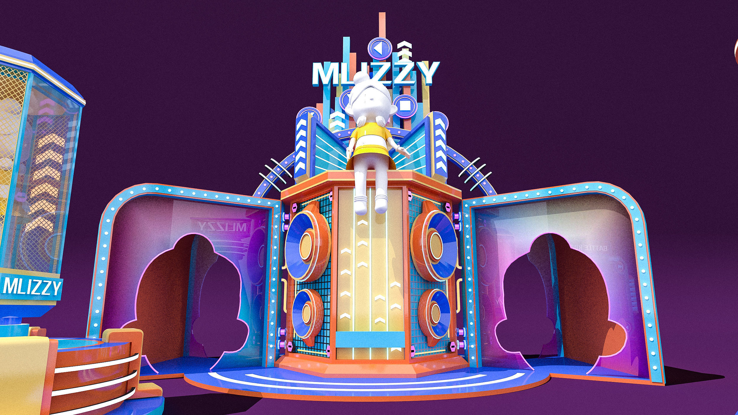 Music beauty Chen 3D model_6