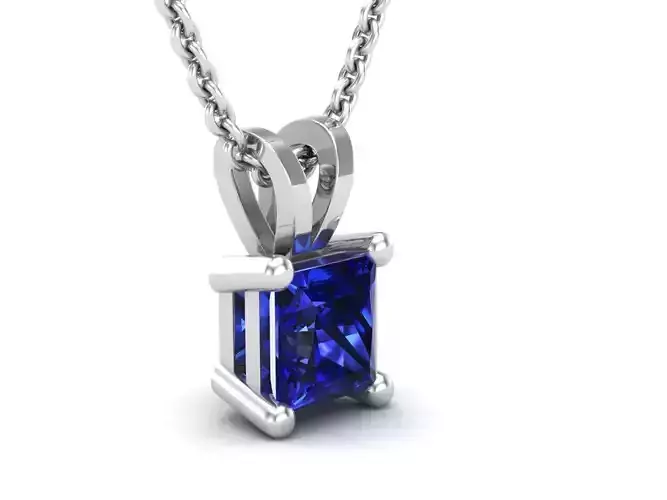 Princess Diamond pendant for woman