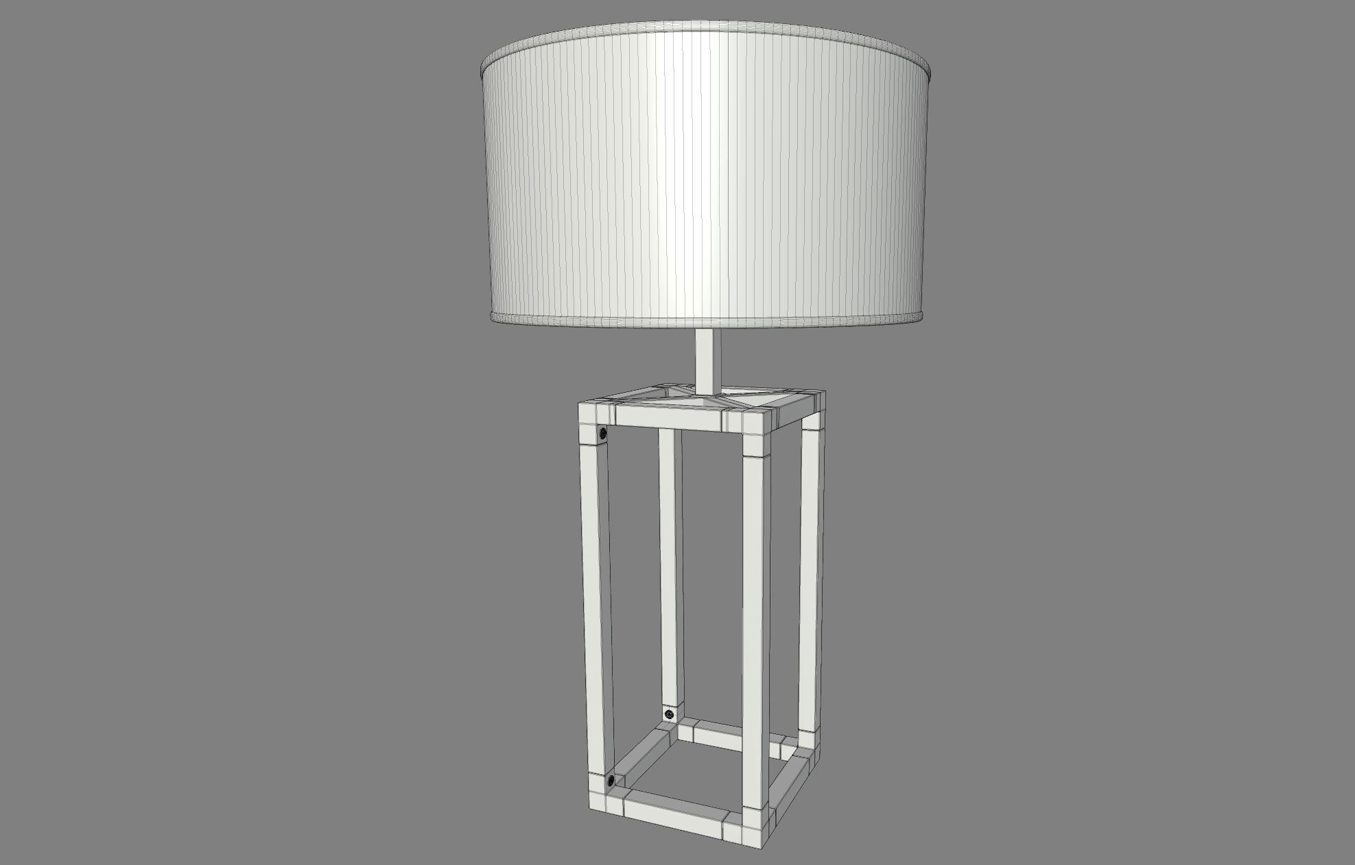 Luxury lamp Low-poly 3D model_7