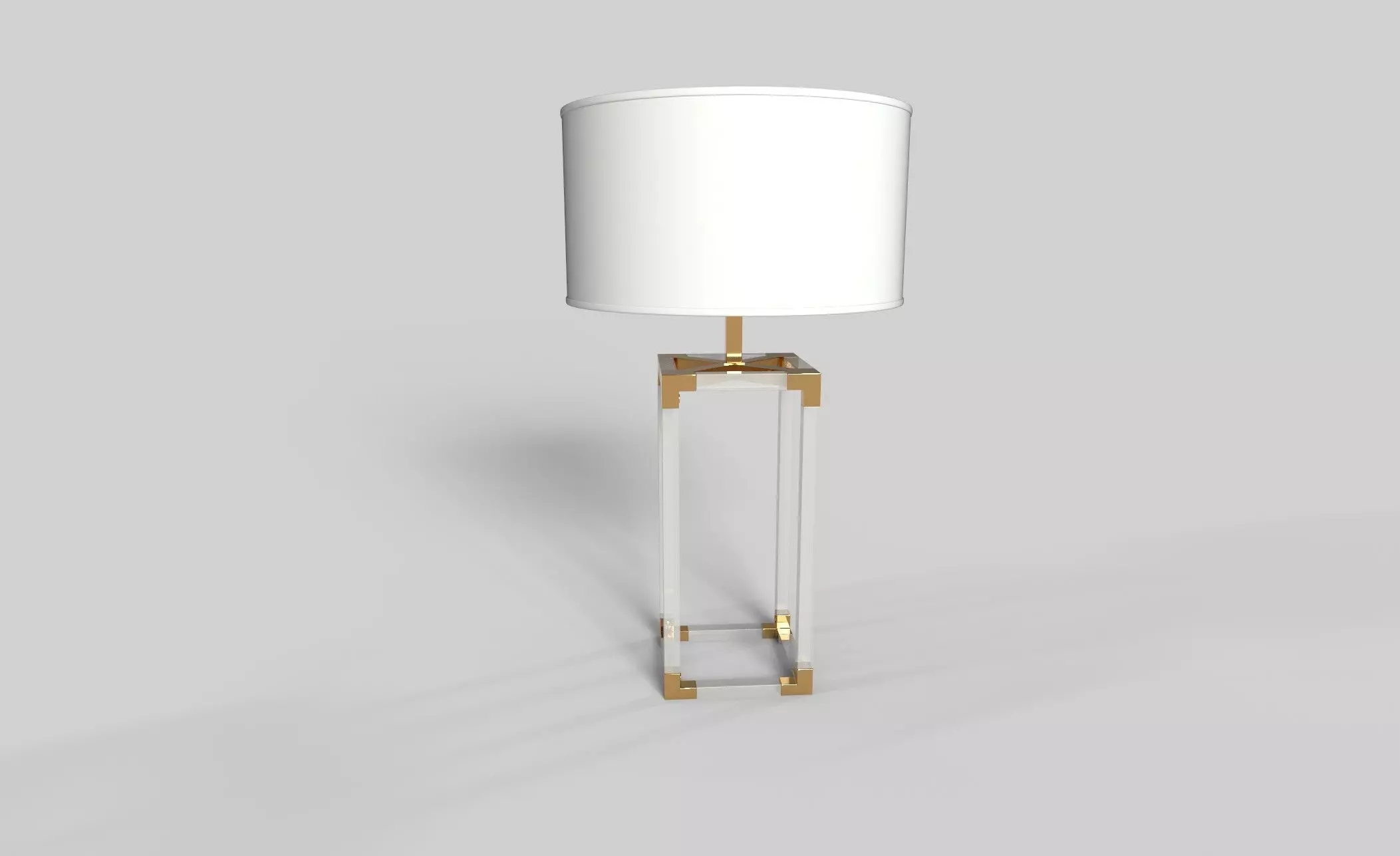 Luxury lamp Low-poly 3D model_0