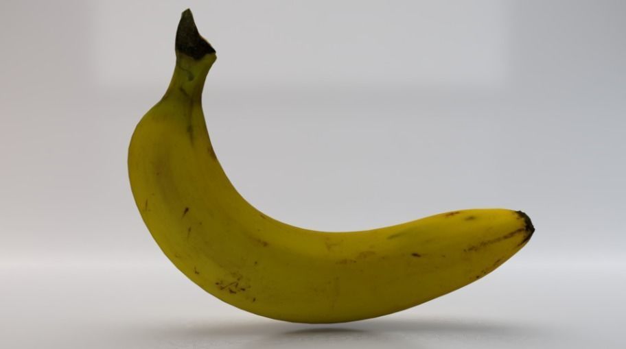 Banana Low-poly 3D model_2