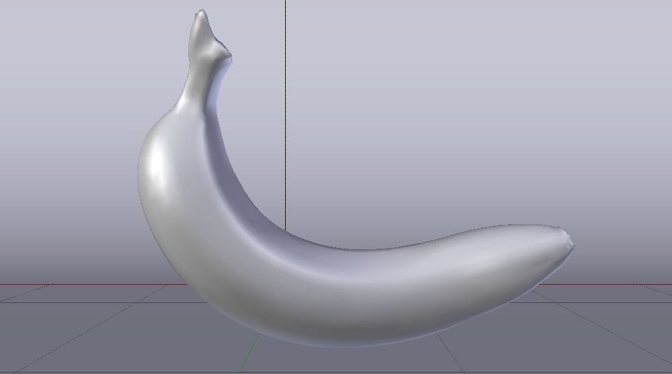 Banana Low-poly 3D model_20