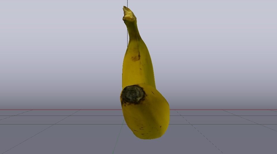 Banana Low-poly 3D model_17
