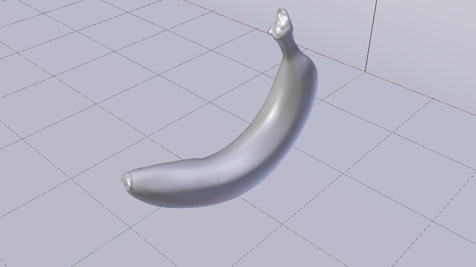 Banana Low-poly 3D model_18