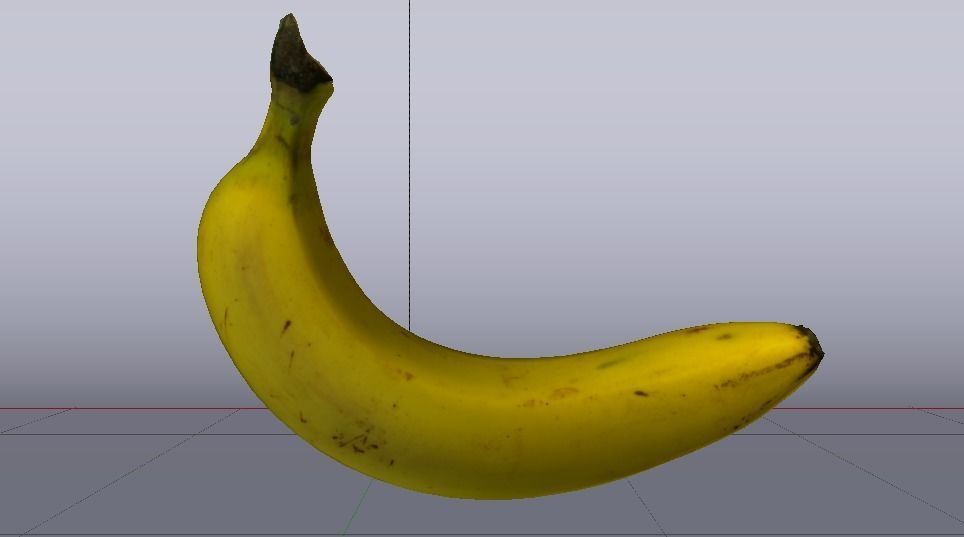Banana Low-poly 3D model_14