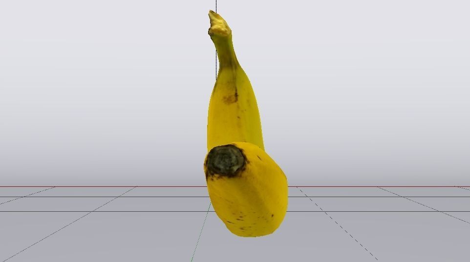 Banana Low-poly 3D model_11