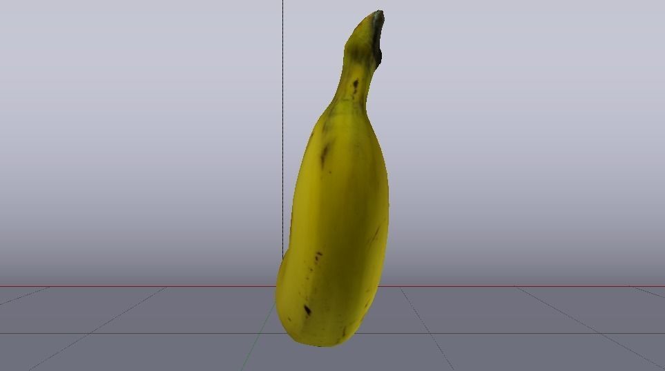 Banana Low-poly 3D model_15