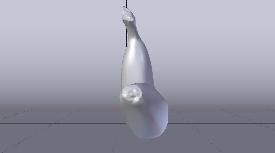 Banana Low-poly 3D model_23