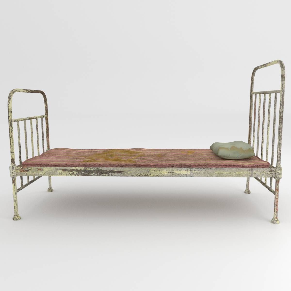 Old Bed 3D model_1