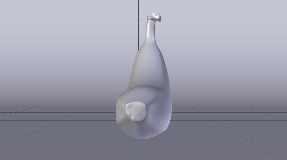 Banana  Low-poly 3D model_19