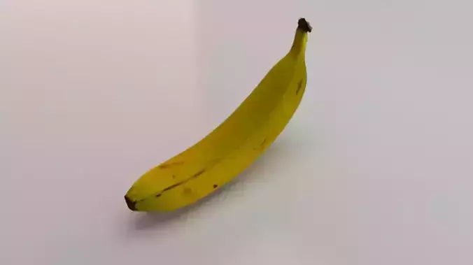 Banana  Low-poly 3D model