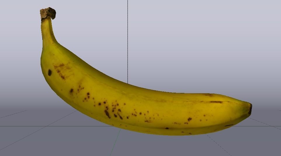 Banana  Low-poly 3D model_15