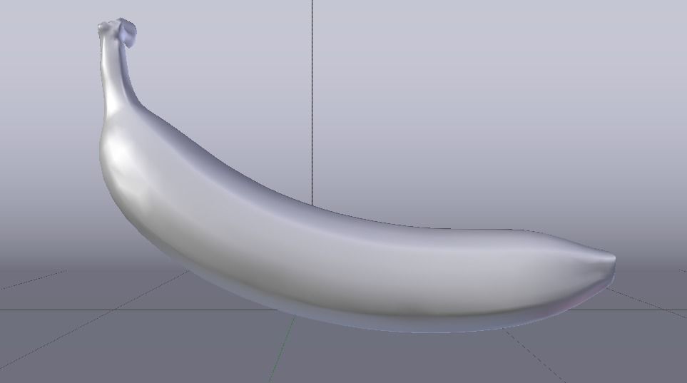 Banana  Low-poly 3D model_20