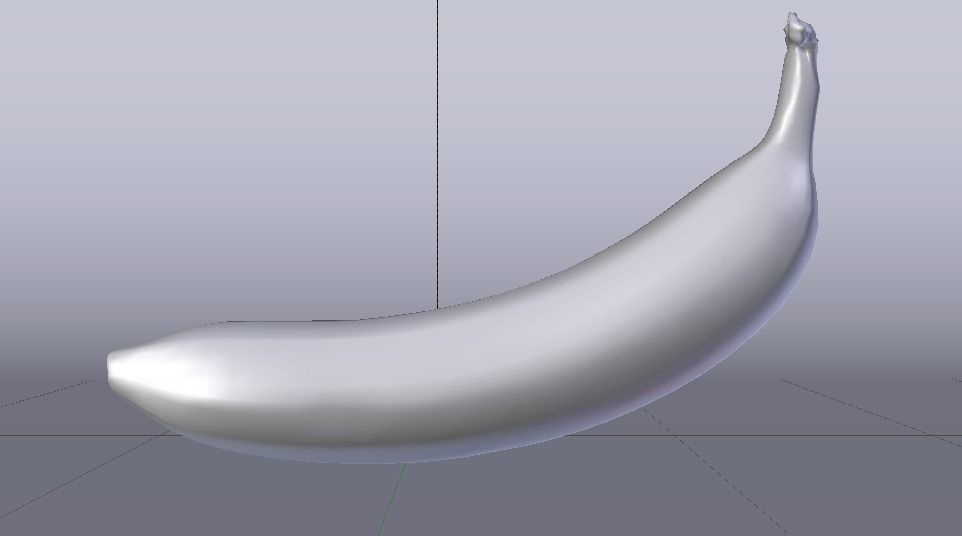 Banana  Low-poly 3D model_21