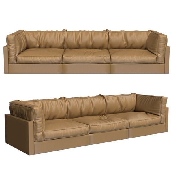 Sofa SQUARE GROUND - DE PADOVA 3D model_1