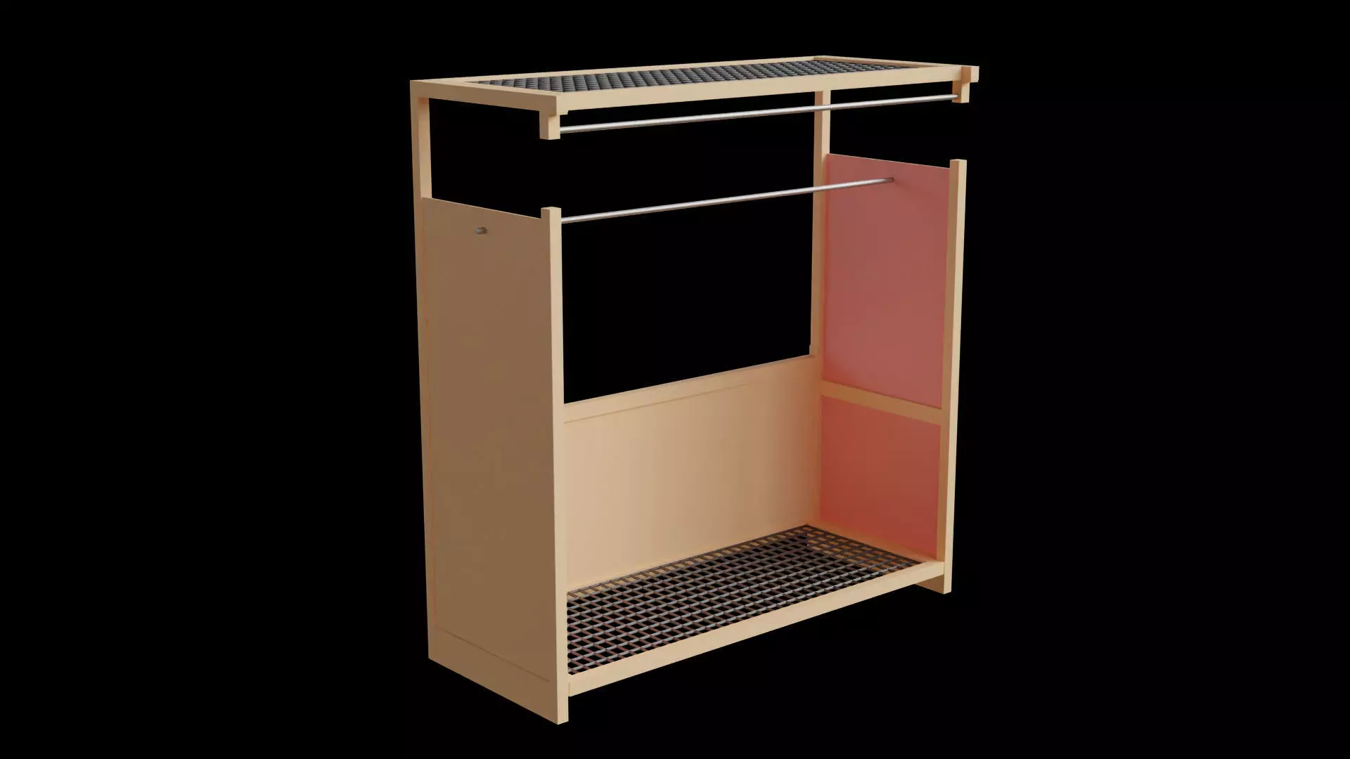 Clothes Closet from Rainbow Six Siege Low-poly 3D model