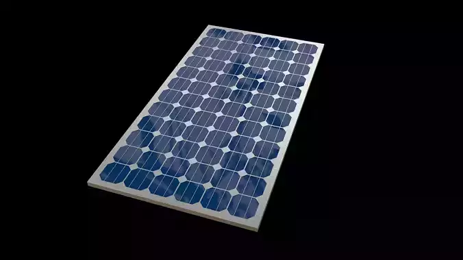 Solar Panel 3D Model