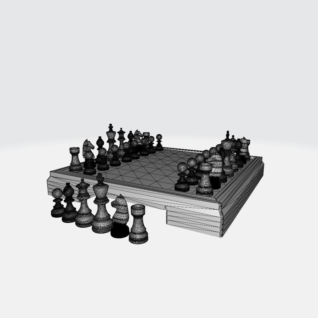 Classic Chess Free 3D model_2