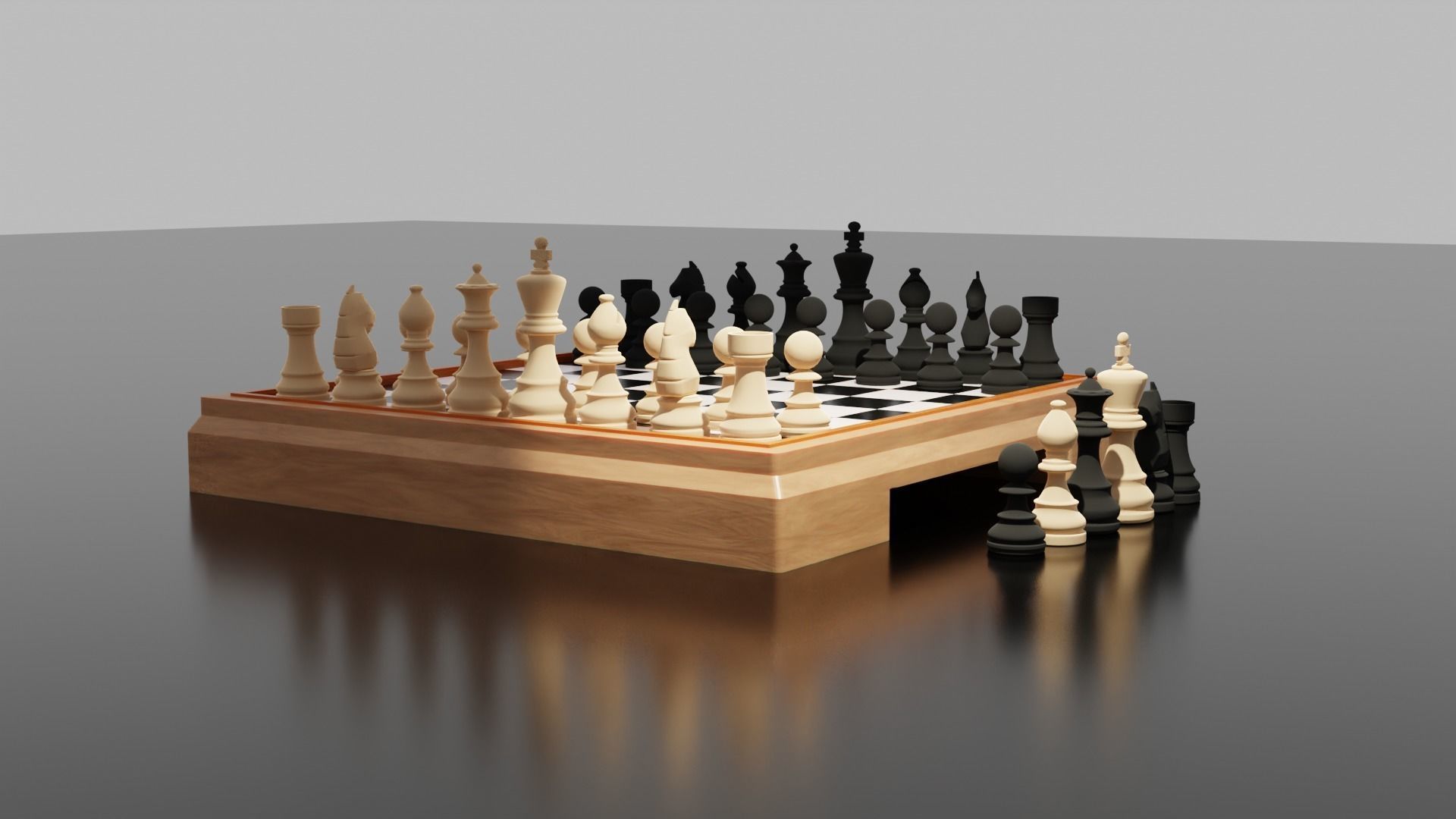 Classic Chess Free 3D model_1