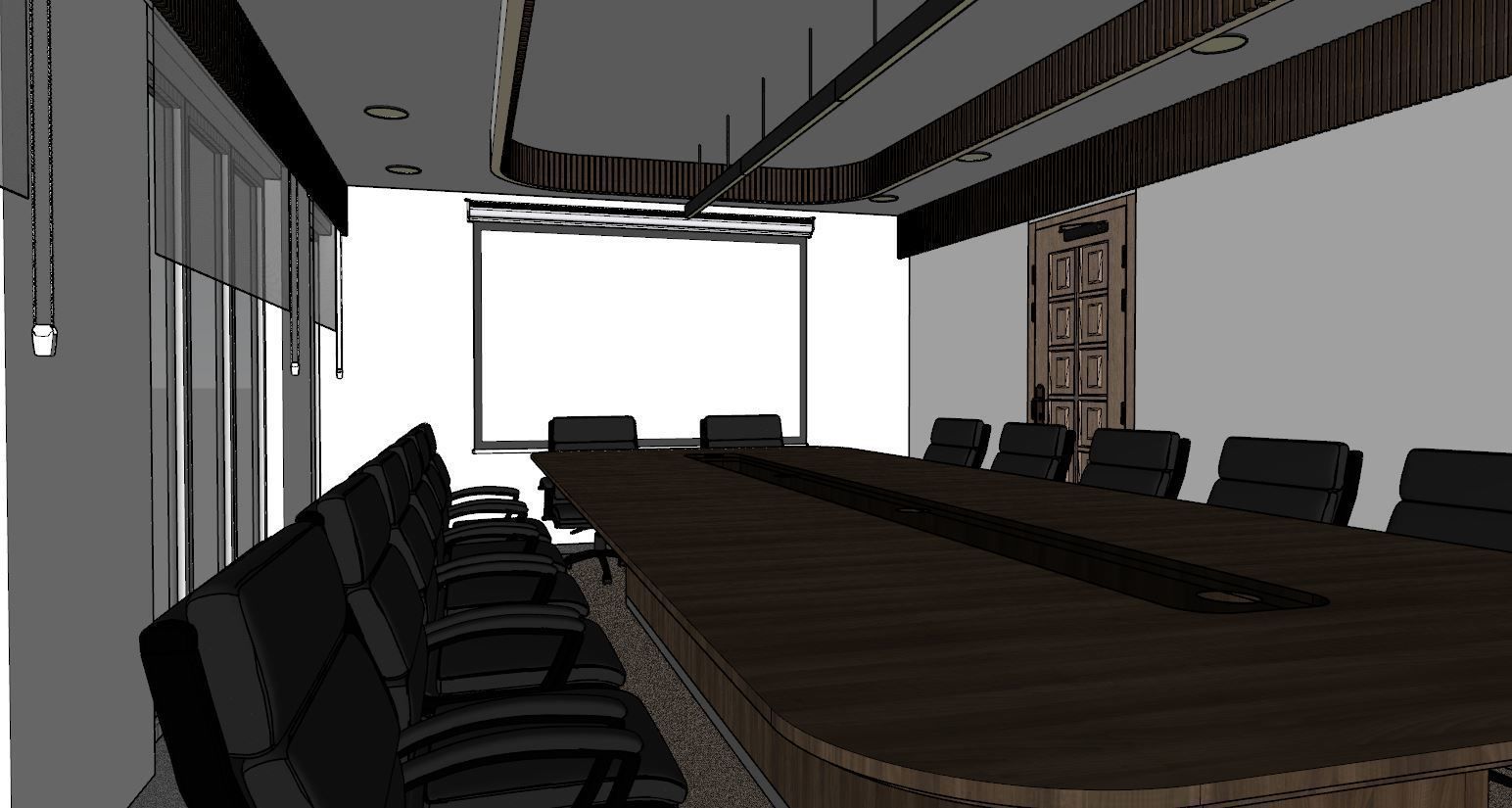 Conference Room Design 3D model_3