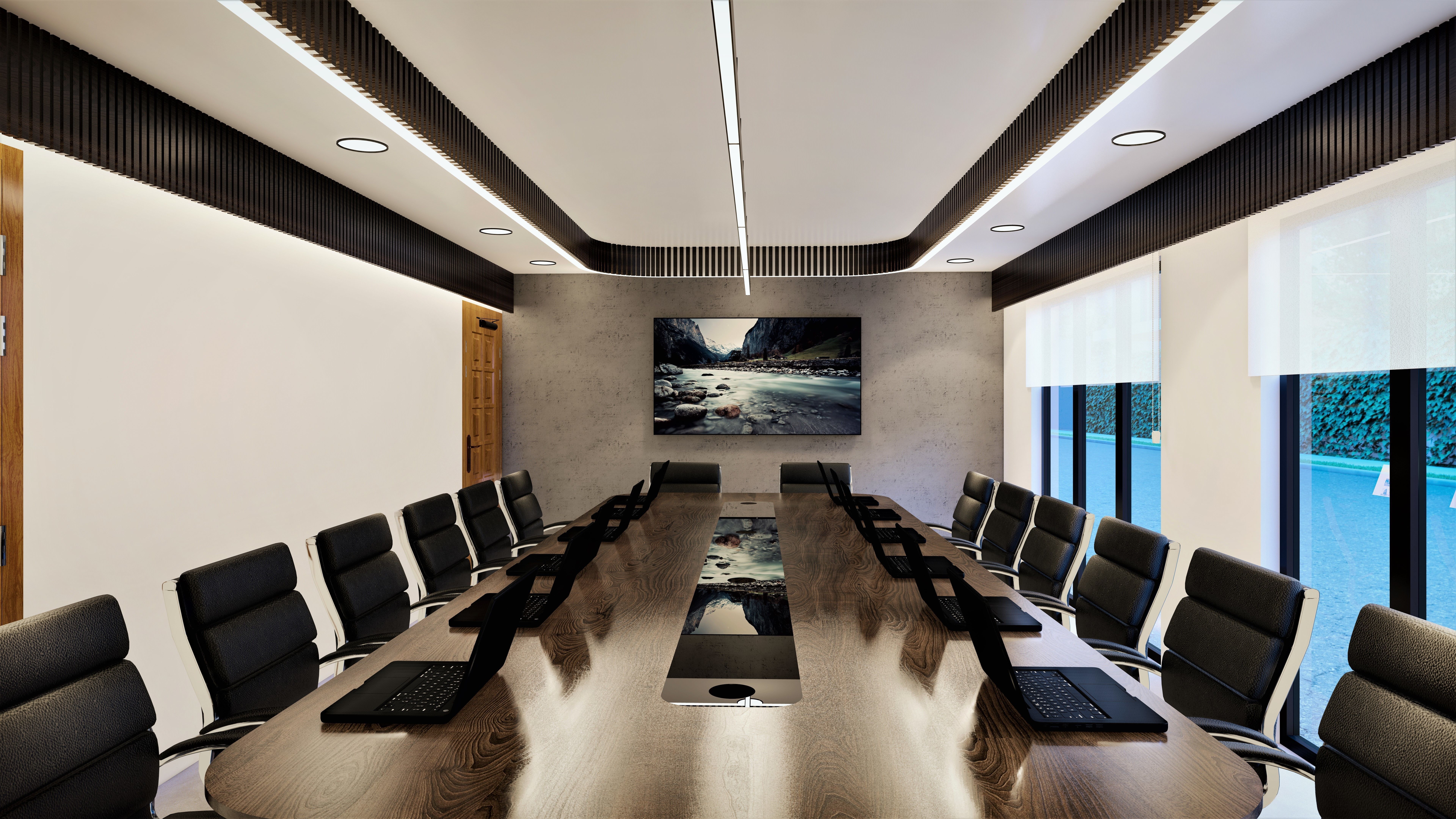 Conference Room Design 3D model_1