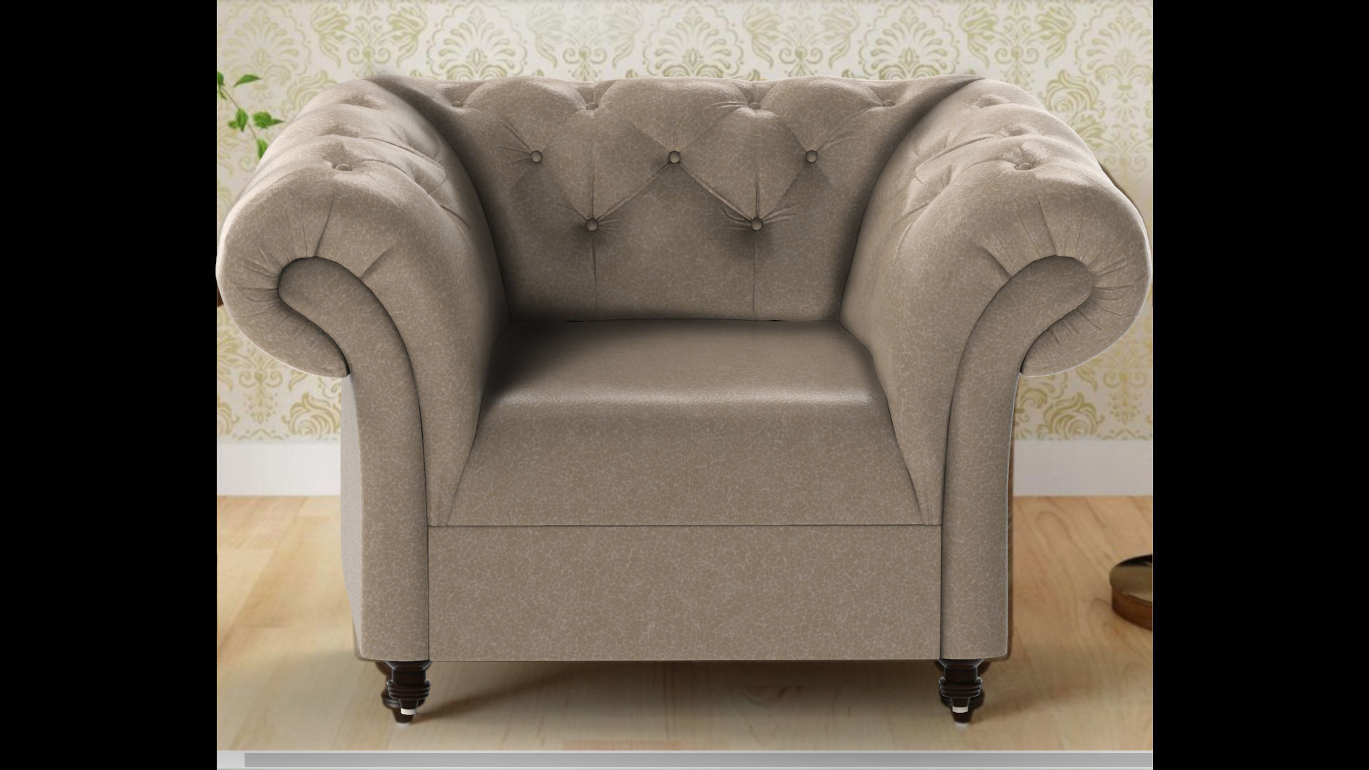 3D Sofa chair Low-poly 3D model_6