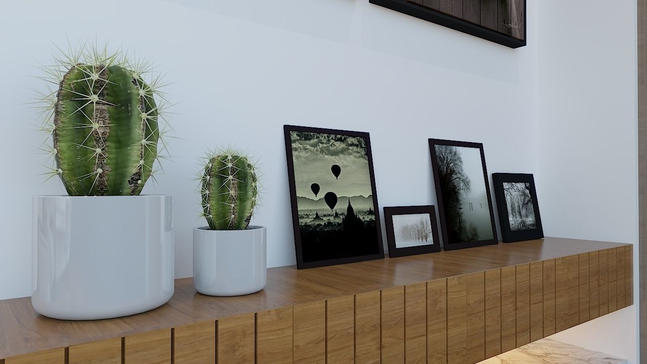 Master Bedroom Interior design - 1 Low-poly 3D model_5