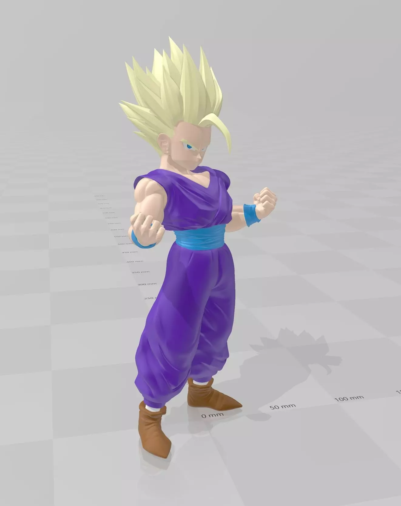 DRAGON BALL Son Gohan Super Saiyan 3D print model_0
