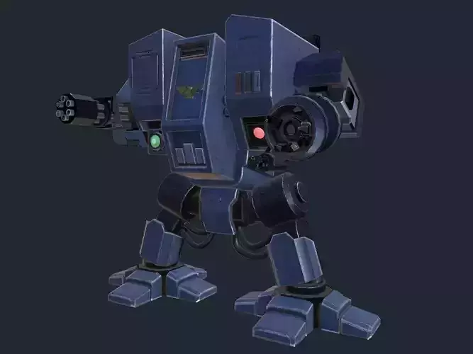 dreadnought robot with two guns