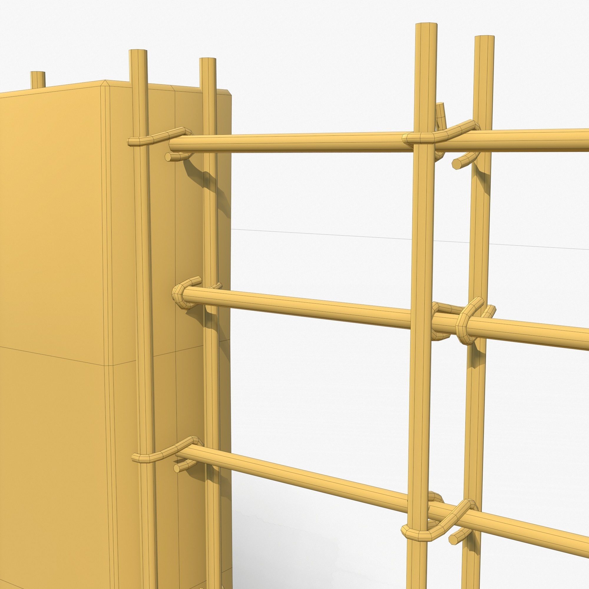 Street Barrier PBR Low-poly 3D model_15