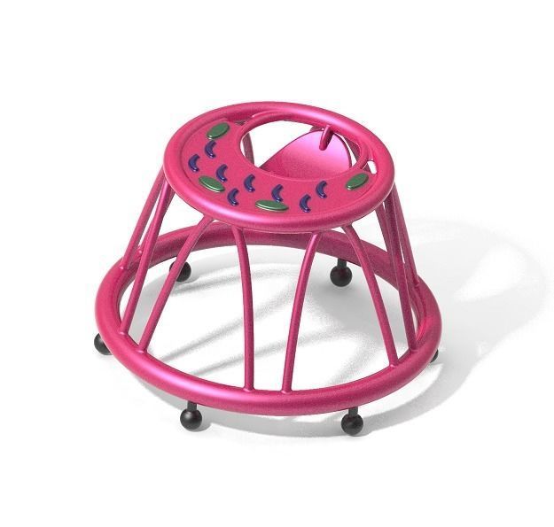 Stylish Baby Walker 3D print model_6