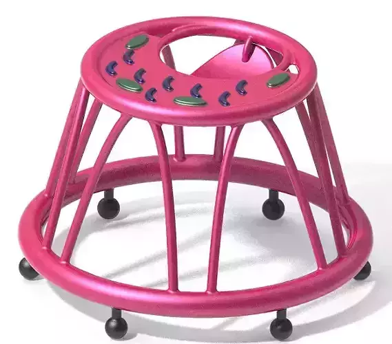 Stylish Baby Walker 3D print model