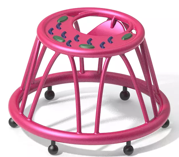 Stylish Baby Walker 3D print model_0