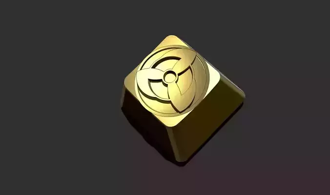 Custom Artisan Keycap Naruto kakashi sharingan 3D print model