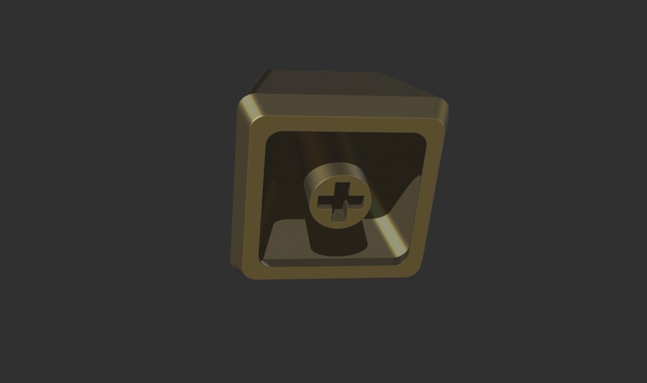 Custom Artisan Keycap Naruto kakashi sharingan 3D print model_3