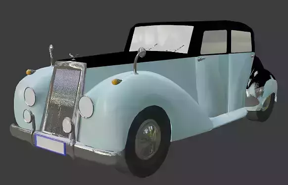 Classic British Car - circa nineteen-fifty