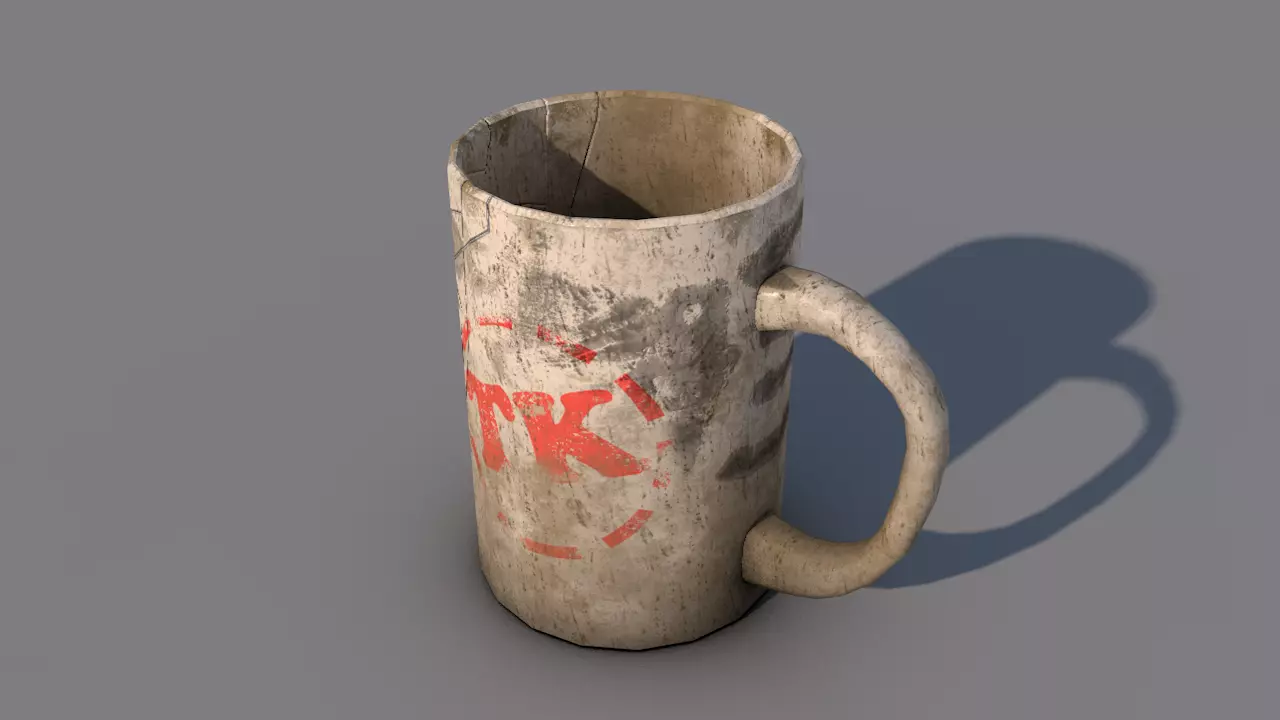 apocalypse cup Free low-poly 3D model