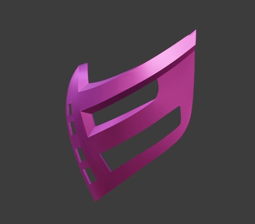Rain mask from Mortal Kombat 11 - Classic 3D print model_2