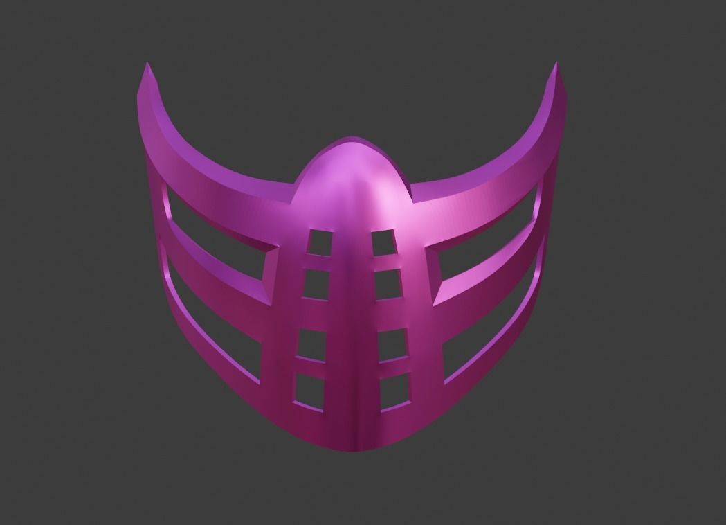Rain mask from Mortal Kombat 11 - Classic 3D print model_1
