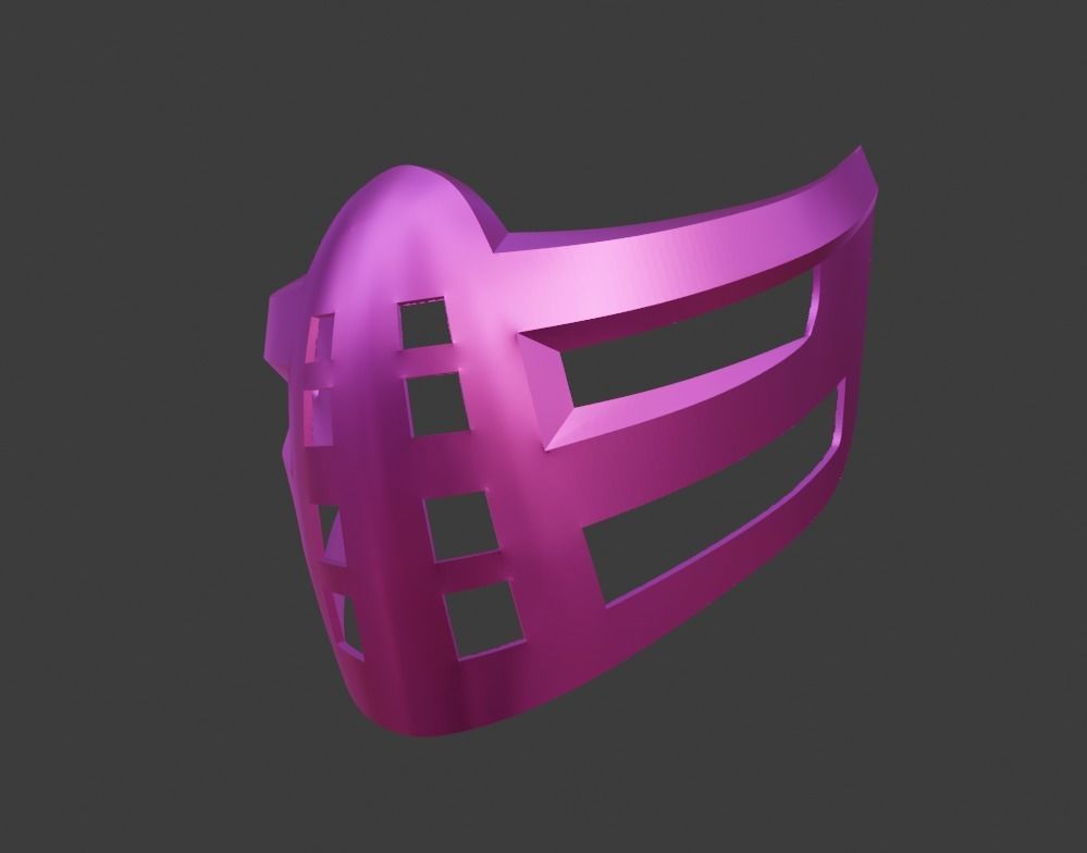 Rain mask from Mortal Kombat 11 - Classic 3D print model_6