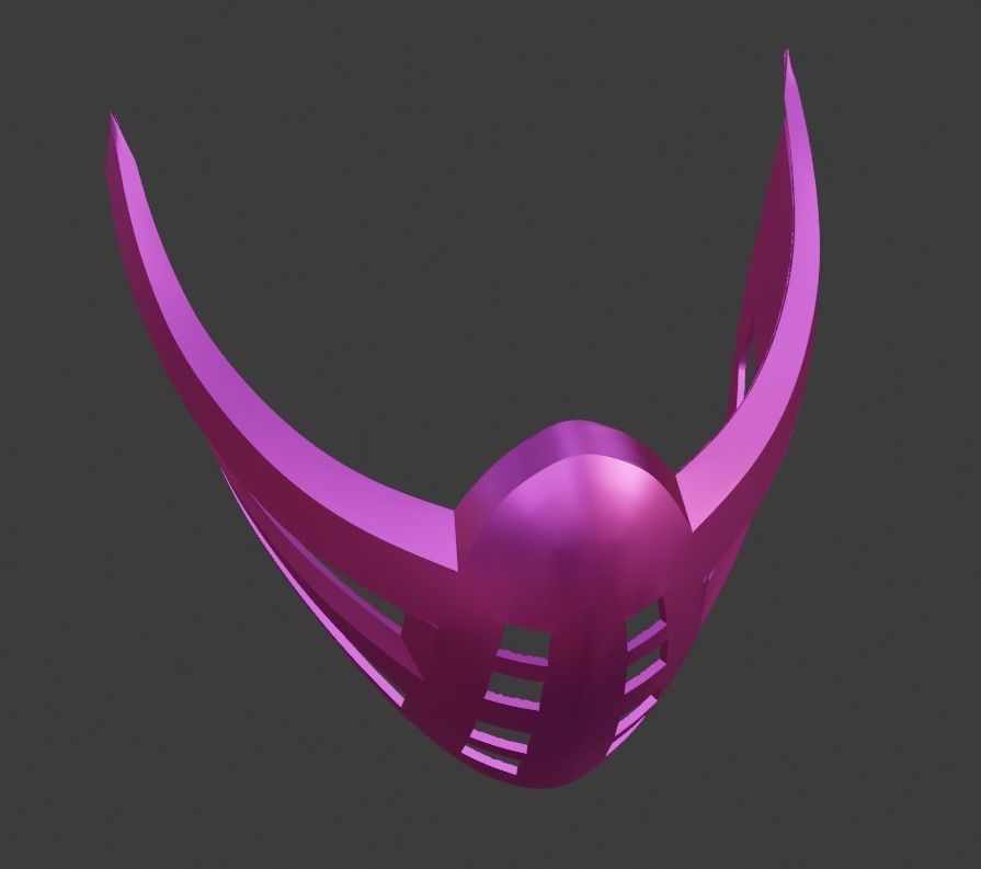 Rain mask from Mortal Kombat 11 - Classic 3D print model_7