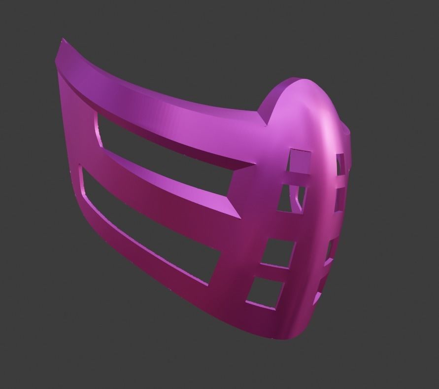 Rain mask from Mortal Kombat 11 - Classic 3D print model_5