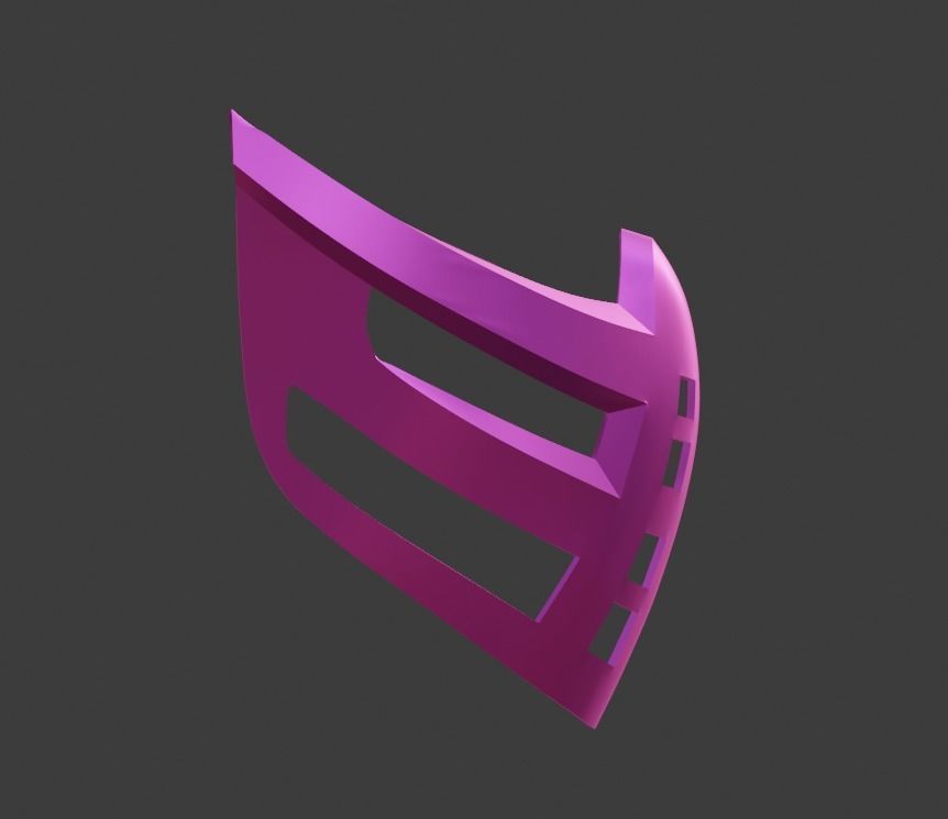 Rain mask from Mortal Kombat 11 - Classic 3D print model_3
