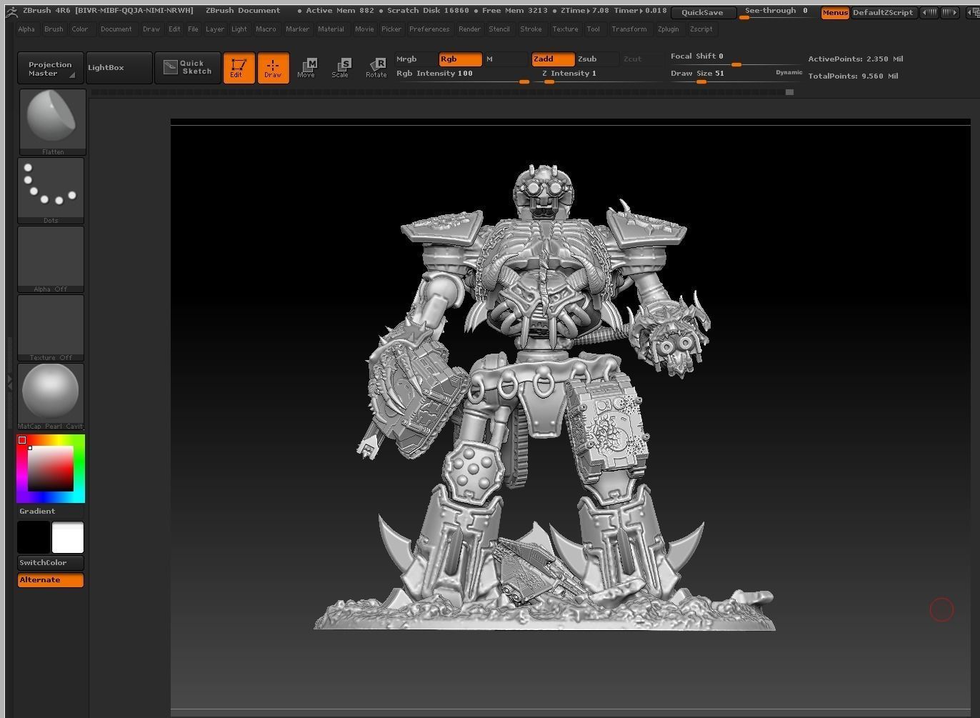 EPIC - ARMAGEDDON titan set 3 - The RhinoHunter 3D print model_11